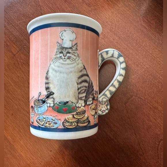 Danbury Mint Comical Cats Porcelain Collector Mugs Gary Patterson 6 mugs - Picture 10 of 15